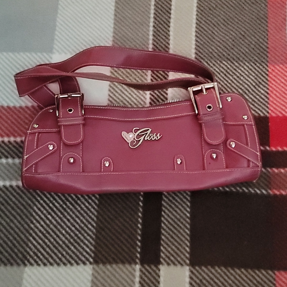 Burgundy purse